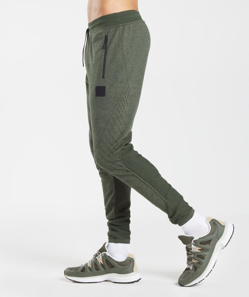 Men's Gymshark Retake Knit Jogger Olive | NZ 3WIXFH